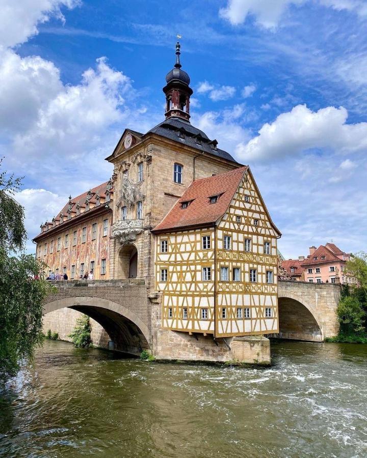 3 Zimmer Ferienwohnung Hanna Hirschaid Exteriör bild